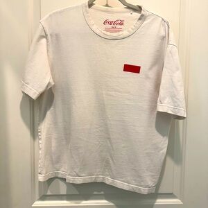 Coca-Cola White T-Shirt with Red Logo